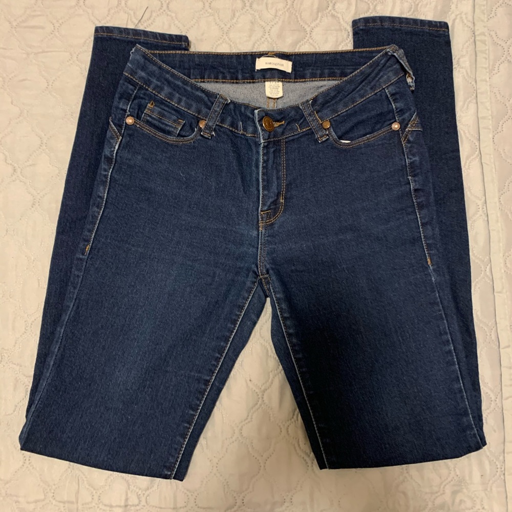 Denim skinny jeans